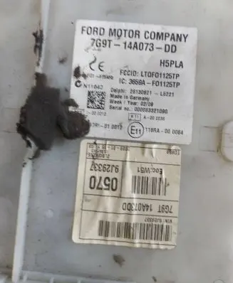 Ford Galaxy Fuse module 7G9T14A073DD 3659AF01125TP LTQF01125TP