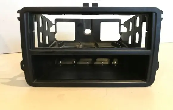 Volkswagen Touran I Radio/GPS head unit trim 1T0857058B