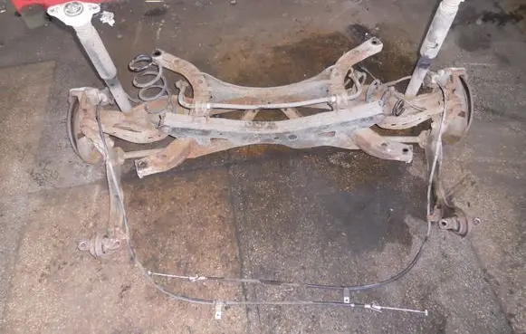 Mazda 3 II Rear axle beam with reductor KRIS235789