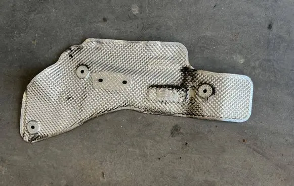Porsche Macan (95B) Exhaust heat shield 95B804162A