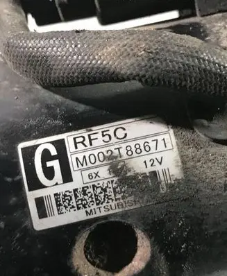 Mazda 6 Starter motor M002T88671 RF5C