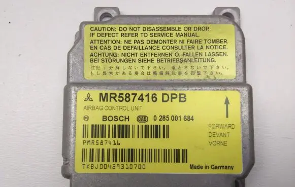 Mitsubishi Colt Airbag control unit/module MR587416DPB