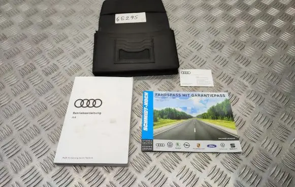 Audi A4 S4 B9 Owners service history hand book 