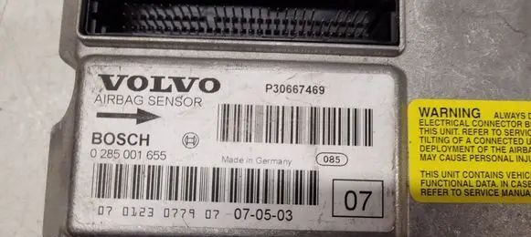 Volvo S60 Airbag control unit/module P30667469 0285001655