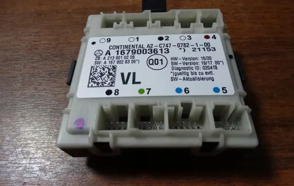 Mercedes-Benz GLE W167 Door control unit/module A1679003613