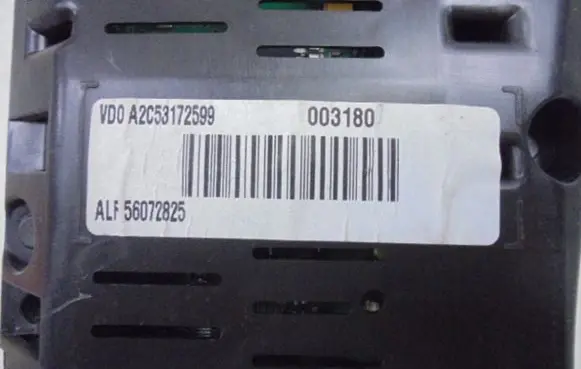 Alfa Romeo 159 Speedometer (instrument cluster) 0156072825