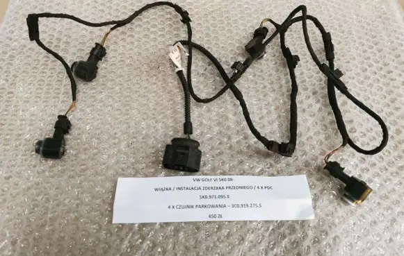 Volkswagen Golf VI Parking sensor (PDC) wiring loom 5K0971095E