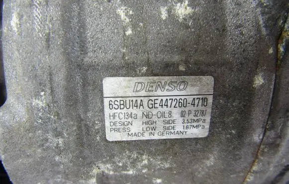 BMW 1 F20 F21 Air conditioning (A/C) compressor (pump) GE4472604710