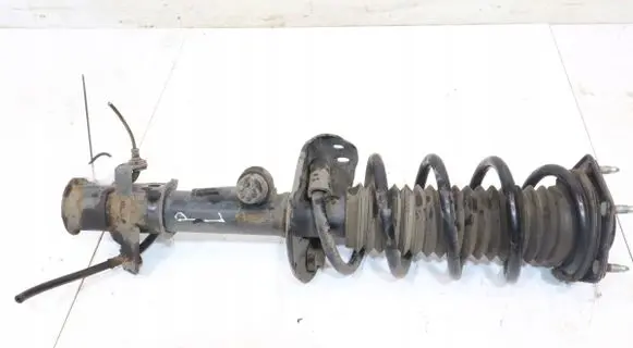 Front shock absorber with coil spring