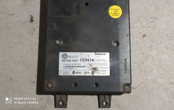 Volkswagen PASSAT B6 Phone control unit/module 3C0035729F N342Z276 00104AZ8656D