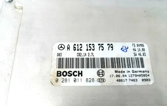 Mercedes-Benz C W203 Engine control unit/module A6121537579
