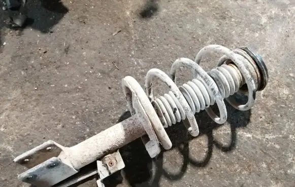 Citroen C4 I Front shock absorber with coil spring