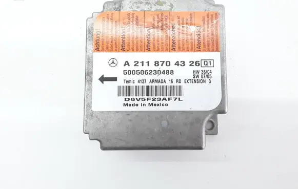 Mercedes-Benz E W211 Airbag control unit/module A2118704326