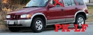 KIA Sportage Front door window glass four-door 43R00107