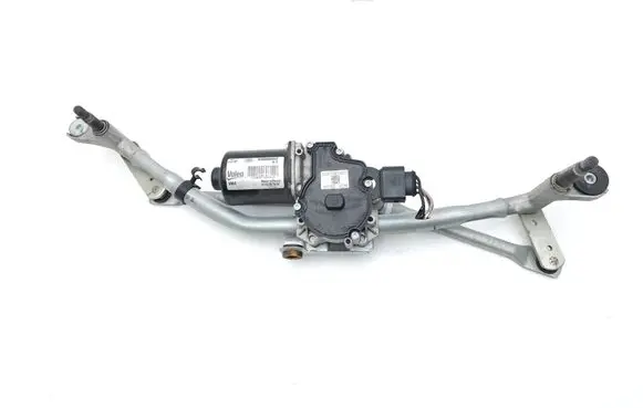 Front wiper linkage and motor