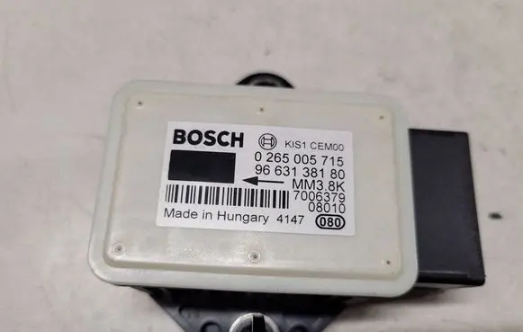 Citroen C4 Grand Picasso ESP acceleration yaw rate sensor 1275100464 0265005715 9663138180