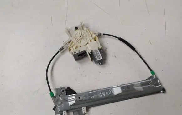 Peugeot 407 Rear door window regulator with motor 9646595580