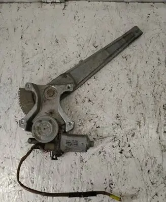 Rear door window regulator with motor