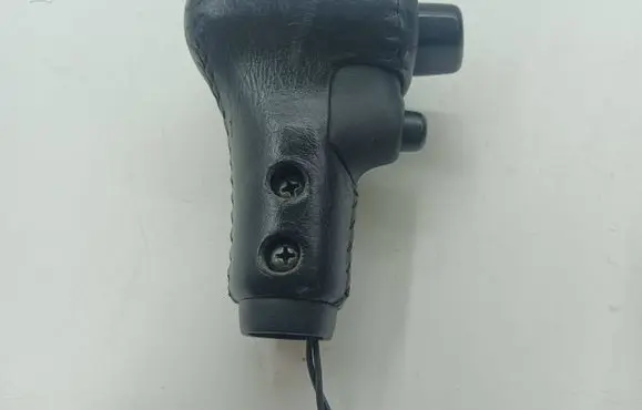 Gear lever shifter trim leather/knob