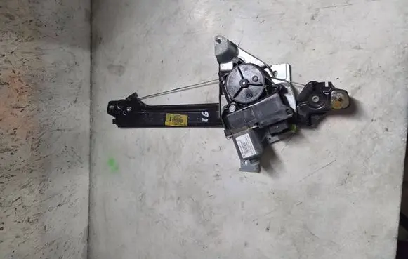 Peugeot 508 Rear door window regulator with motor 9686441380