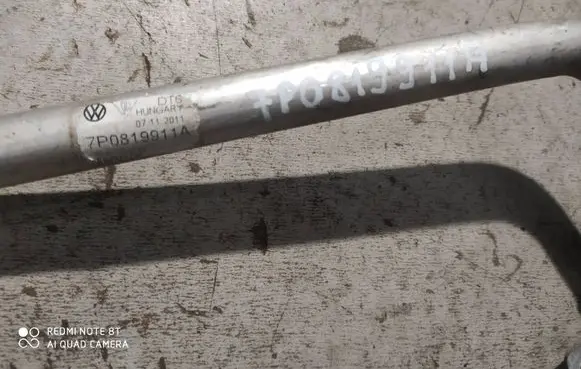 Volkswagen Touareg II Engine coolant pipe/hose 7P0819911A