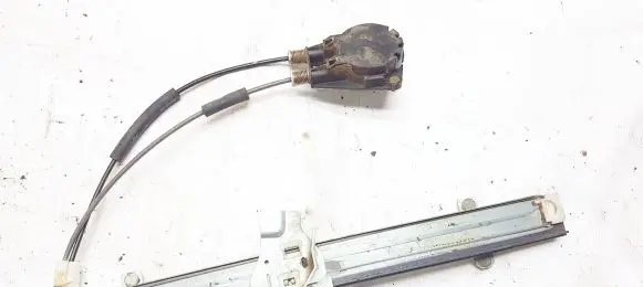Sliding door window regulator with motor