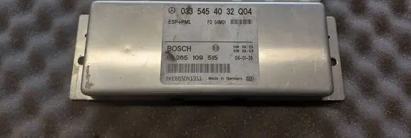 Mercedes-Benz E W211 ESP (stability system) control unit 0335454032 0265109515